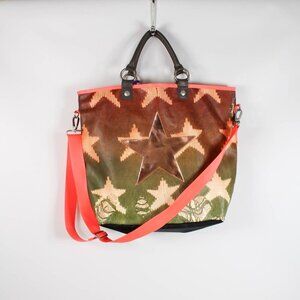George Gina & Lucy - Lucy Tote - Bright Orange Strap - NWT (Small Call outs)